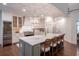 Modern kitchen with a large island and white cabinetry at 4714 Gold Cup Ln, Hollywood, SC 29449