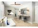 Bright playroom with built-in desk and comfortable seating at 1089 Keeper Ln, Summerville, SC 29485