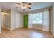 Spacious living room featuring hardwood floors and a ceiling fan at 2071 S Shore Dr, Charleston, SC 29407