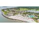 Aerial view of resort with pools and beach access at 3350 Seabrook Island Rd, Seabrook Island, SC 29455