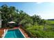 Relaxing pool area with marsh views at 3350 Seabrook Island Rd, Seabrook Island, SC 29455