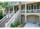 Exterior stairs leading to the front entrance at 3350 Seabrook Island Rd, Seabrook Island, SC 29455