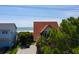 Two story home with ocean view and parking area at 1302 E Ashley Ave, Folly Beach, SC 29439