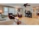 Living room with leather recliners, light floors and a TV at 1302 E Ashley Ave, Folly Beach, SC 29439