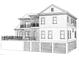 Two-story home with garage, porch, and balcony at 3 38Th Ave, Isle of Palms, SC 29451