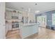 Kitchen with stainless steel appliances, granite countertops, and an island at 242 Torslanda Ln, Summerville, SC 29486