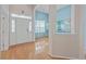 Light and airy entryway with hardwood floors and high ceilings at 802 Long Drive Rd, Summerville, SC 29485