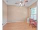Bright home office with hardwood floors and built-in shelving at 802 Long Drive Rd, Summerville, SC 29485