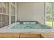 Enjoy this lighted hot tub on a private patio at 802 Long Drive Rd, Summerville, SC 29485