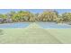 Two tennis courts with green surface at 802 Long Drive Rd, Summerville, SC 29485