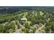Aerial view showing the property's location in a neighborhood near a golf course at 802 Long Drive Rd, Summerville, SC 29485