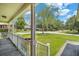 Front porch view overlooking the street at 8300 Berringer Bluff Dr, Charleston, SC 29418