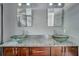 Bathroom with granite countertop and double sinks at 8300 Berringer Bluff Dr, Charleston, SC 29418