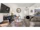 Cozy living room featuring a neutral color palette, comfortable seating, and stylish decor at 1647 Live Oak Park, Seabrook Island, SC 29455