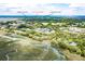 Aerial perspective showcasing community near waterway and park at 1647 Live Oak Park, Seabrook Island, SC 29455