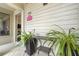 Inviting entryway with plants and a small table at 1647 Live Oak Park, Seabrook Island, SC 29455