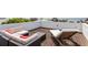 Enjoy stunning ocean views from this rooftop deck, complete with comfortable seating at 3115 Ion Ave # A, Sullivans Island, SC 29482