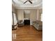 Living room featuring hardwood floors and a fireplace at 86 Watershed Ct, Walterboro, SC 29488