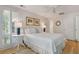 Bedroom with a queen bed and en-suite bathroom at 1394/96 Pelican Watch Villas, Seabrook Island, SC 29455
