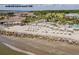 Beachfront resort with lounge chairs and umbrellas at 1394/96 Pelican Watch Villas, Seabrook Island, SC 29455