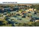 Aerial view of Seabrook Island Racquet Club with numerous tennis courts at 1394/96 Pelican Watch Villas, Seabrook Island, SC 29455