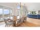 Bright dining room with wooden table and ocean view at 1394/96 Pelican Watch Villas, Seabrook Island, SC 29455