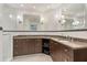 Elegant bathroom with double vanity and a walk in shower at 1394/96 Pelican Watch Villas, Seabrook Island, SC 29455