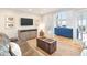 Bonus room with leather sofa and ocean view at 1394/96 Pelican Watch Villas, Seabrook Island, SC 29455