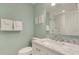 Bathroom with marble vanity and white subway tile at 1394/96 Pelican Watch Villas, Seabrook Island, SC 29455