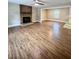 Hardwood floors, fireplace, and open floor plan at 201 Josie Dr, Walterboro, SC 29488