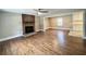 Spacious living room with hardwood floors and fireplace at 201 Josie Dr, Walterboro, SC 29488