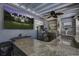 Granite countertop bar with beverage dispenser at 1241 Blue Sky Ln, Charleston, SC 29492