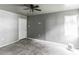 Empty bedroom with gray walls and wood-look floors at 215 Cantilever Ct, Summerville, SC 29486