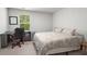 Bedroom with a queen bed, workspace, and carpeted floors at 141 Lagoona Dr, Summerville, SC 29483