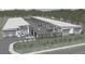 Aerial view of The Vault, showing building arrangement and surrounding area at 565 Faison Rd # 56, Mount Pleasant, SC 29466