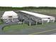 Aerial view of The Vault, showcasing multiple personal storage condo buildings at 565 Faison Rd # 55, Mount Pleasant, SC 29466