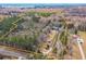 Aerial view of a house on a large lot surrounded by trees at 2773 Mt Carmel Rd, Walterboro, SC 29488