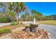 Landscaped front yard with a charming water fountain at 2773 Mt Carmel Rd, Walterboro, SC 29488