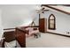 Spacious loft with a couch and antique wooden cabinet at 2773 Mt Carmel Rd, Walterboro, SC 29488