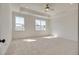 Bright bedroom with carpeted floor and ceiling fan at 2193 Blue Bayou Blvd, Johns Island, SC 29455