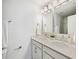 Double vanity bathroom with a large mirror and a separate shower at 229 Abercom Place Dr, Moncks Corner, SC 29461