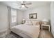 Spacious bedroom with ceiling fan, neutral decor, and window at 229 Abercom Place Dr, Moncks Corner, SC 29461