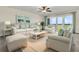 Relaxing living room with water views at 100 Mariners Cay Dr, Folly Beach, SC 29439