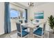 Bright dining room with ocean view at 100 Mariners Cay Dr, Folly Beach, SC 29439