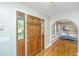 Hardwood floors and a home gym in the entryway at 181 Pekoe Ct, Summerville, SC 29483