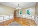 Spacious dining room with hardwood floors and wainscoting at 181 Pekoe Ct, Summerville, SC 29483