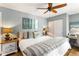 Spacious bedroom with a king-size bed and private balcony access at 1637 Live Oak Park, Seabrook Island, SC 29455