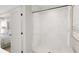 Clean bathroom with walk-in shower and marble tile at 343 Bremerton Dr, Goose Creek, SC 29445