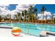 Community pool with beach entry and swim-up seating at 1020 Lovebug Ln, Summerville, SC 29485