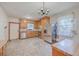 Kitchen with wood cabinets, stainless steel appliances, and tile floor at 380 Ashley Ave, Charleston, SC 29403